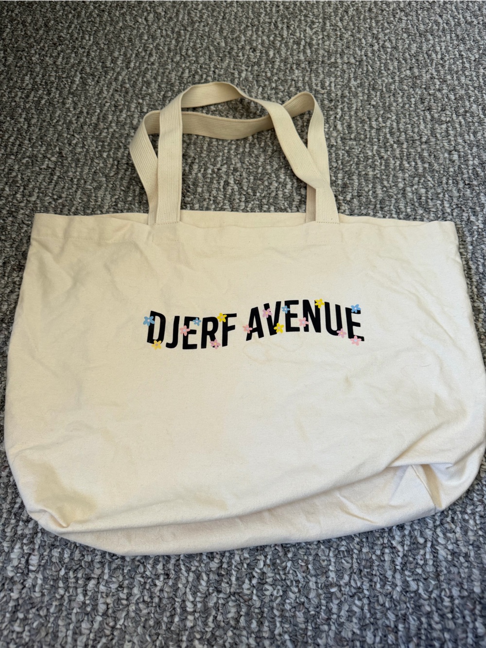 Djerf Avenue Canvas Tote Bag